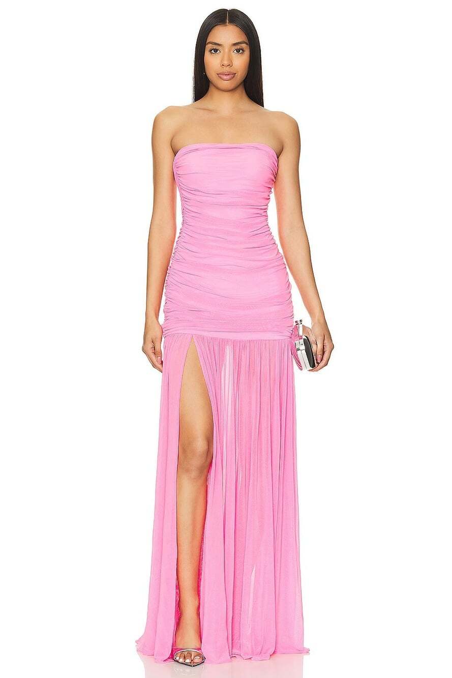 Retrofete Adele Candy Pink Maxi Dress Medium NWT $598